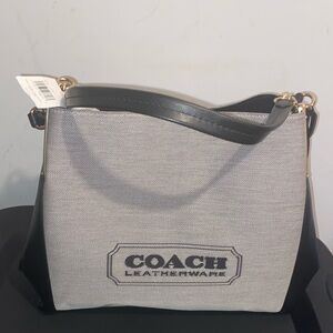 New coach dacquard daulton shoulder bag